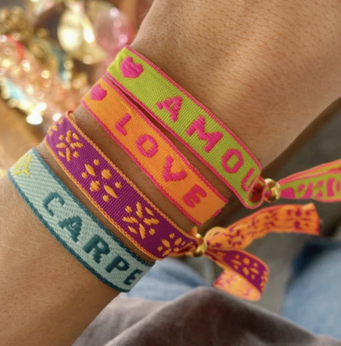 Ribbon Bracelet - Carpe Diem
