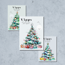 3pk Vipps Skrapekort - Juletrær