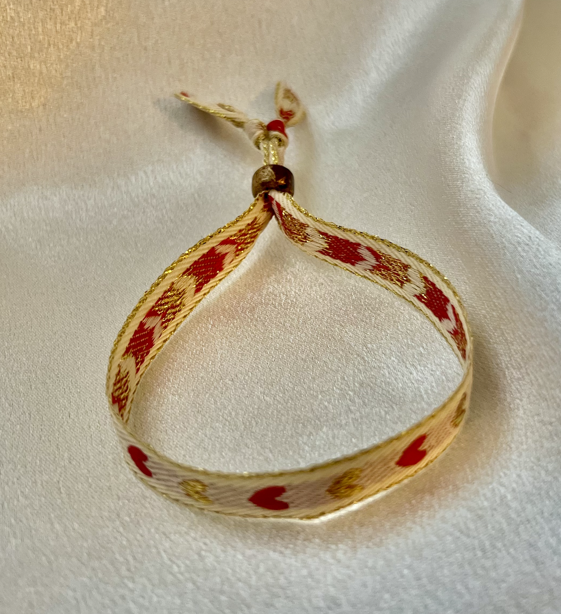 Ribbon Bracelet - Hearts