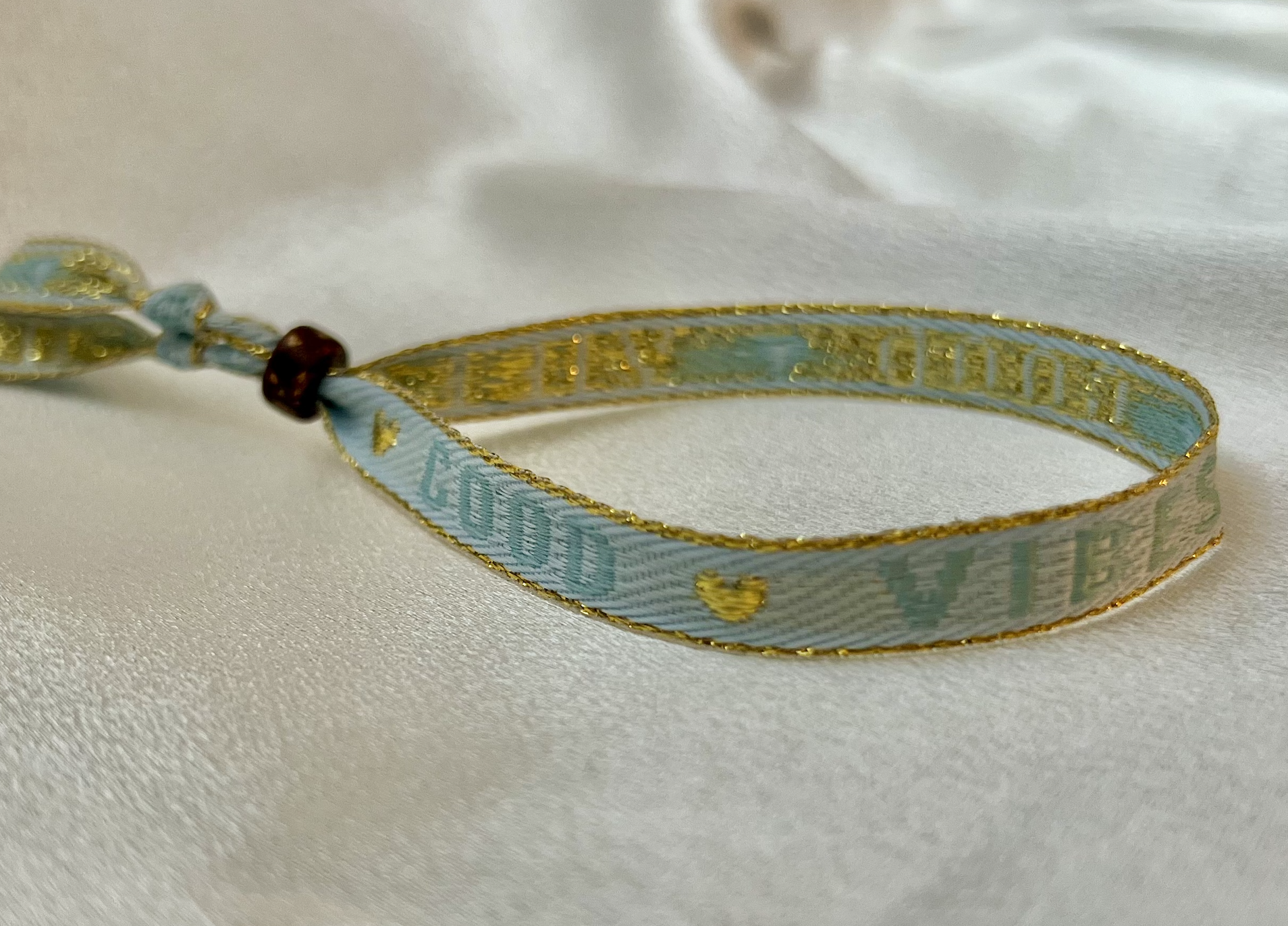 Ribbon Bracelet - Good Vibes