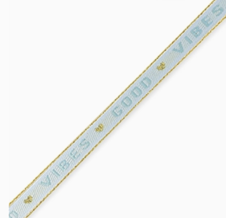 Ribbon Bracelet - Good Vibes