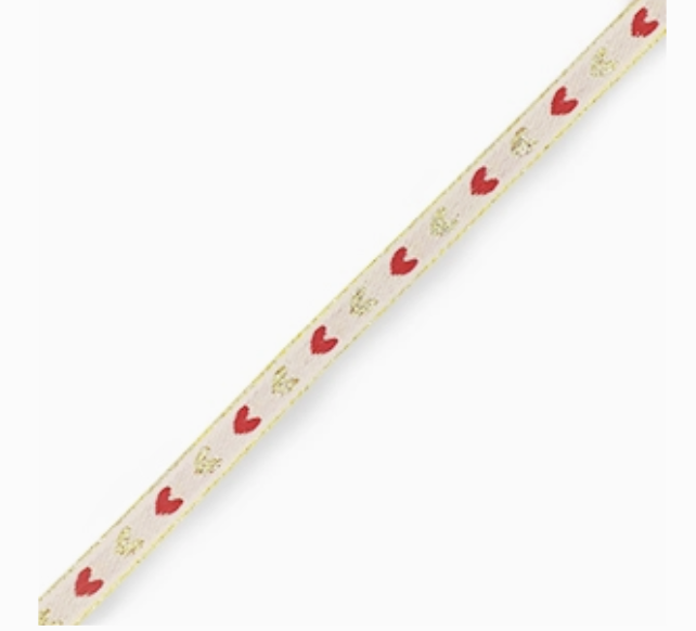 Ribbon Bracelet - Hearts