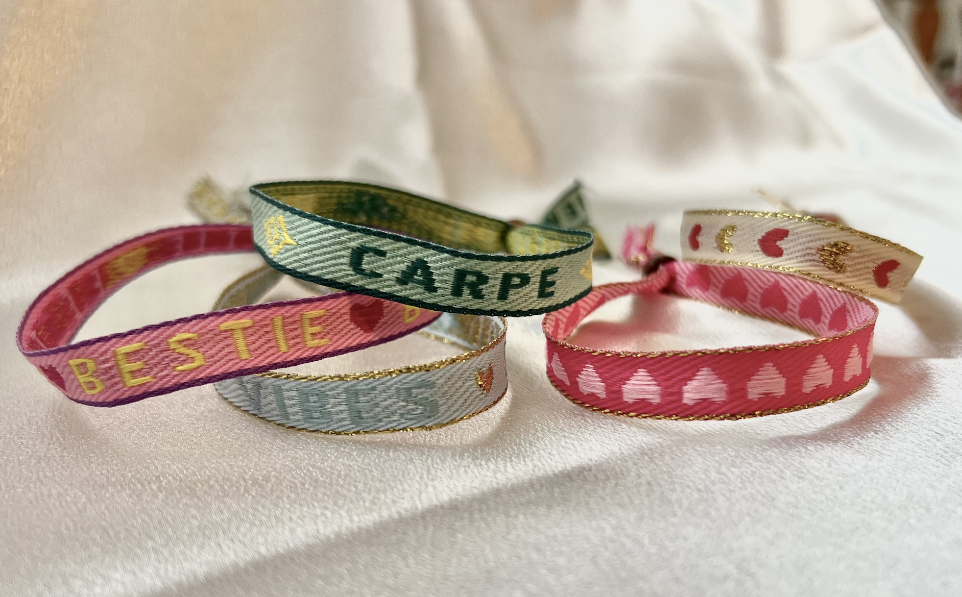Ribbon Bracelet - Good Vibes