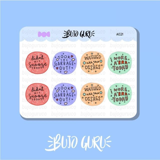 Motivational Sticker Set