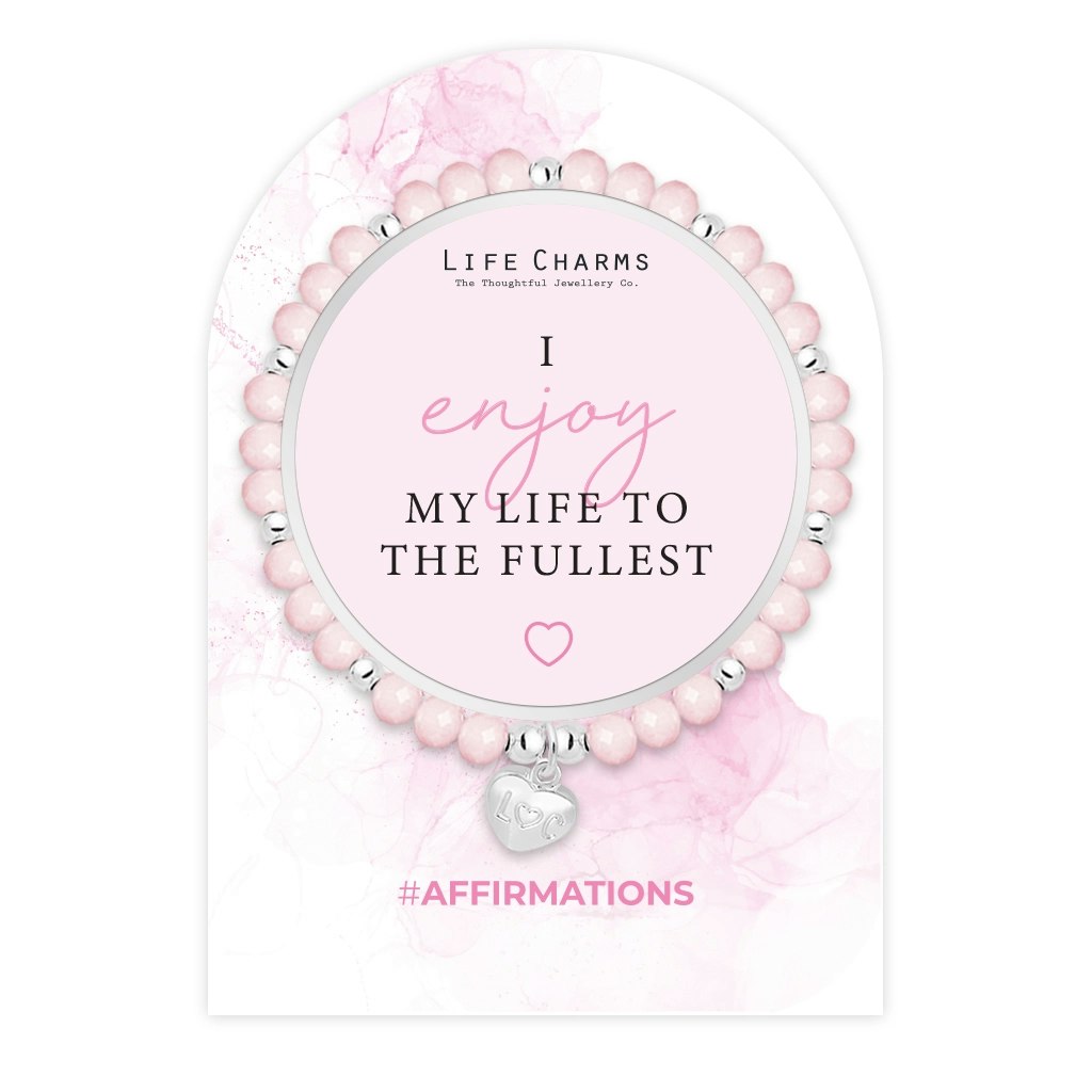 Life Charms - Affirmation Bracelet - I enjoy Life