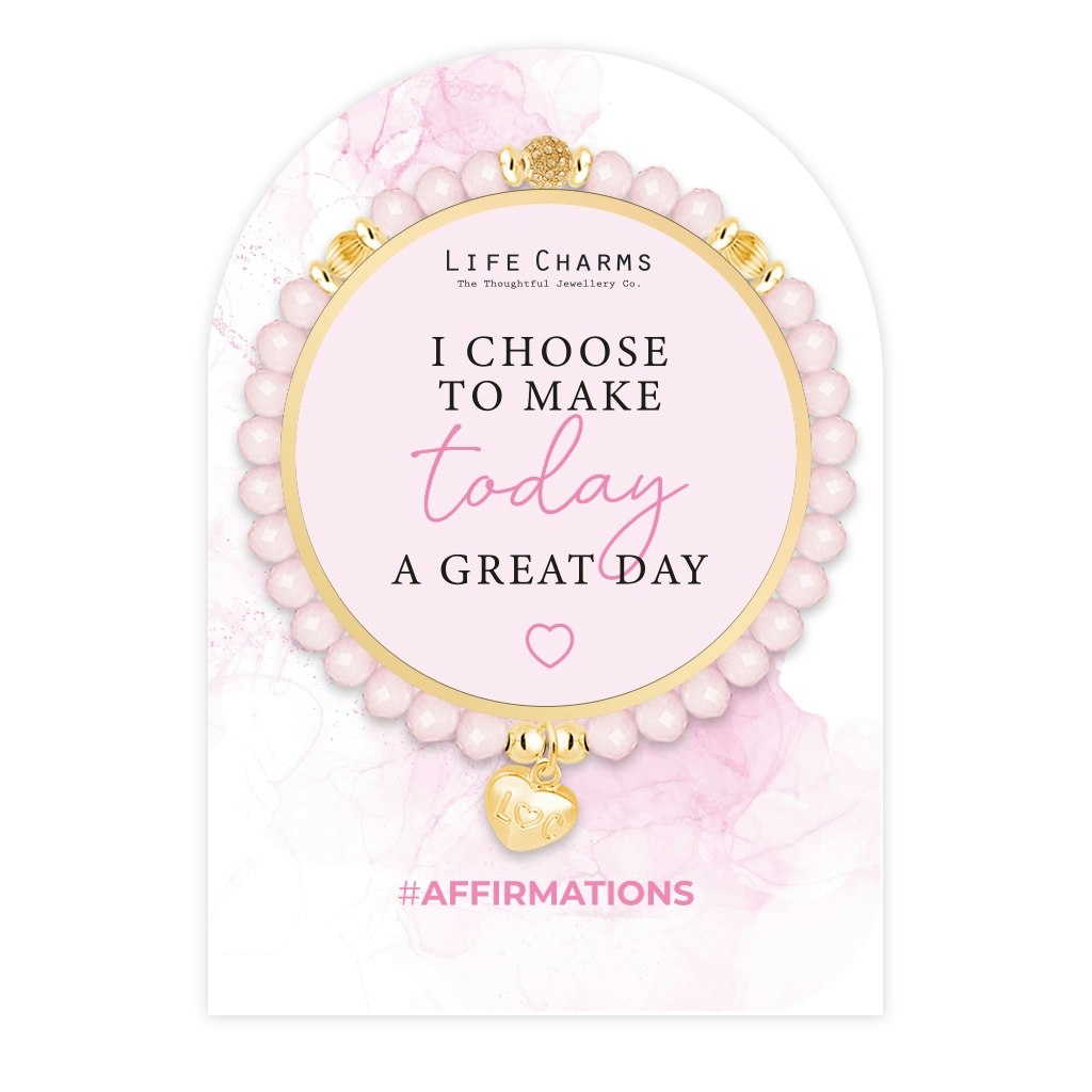 Life Charms - Affirmation Bracelet - A Great day