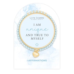 Life Charms - Affirmation Bracelet - I am unique