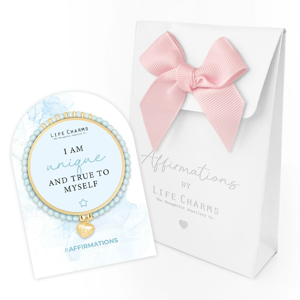 Life Charms - Affirmation Bracelet - I am unique