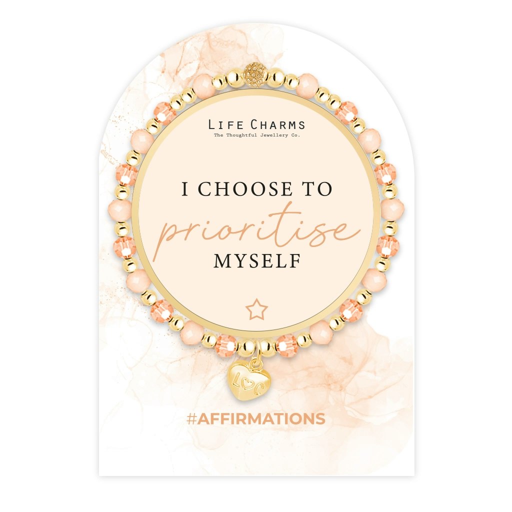 Life Charms - Affirmation Bracelet - Prioritise myself