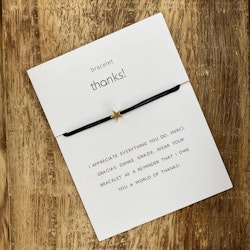 Parsley & Pepper - Thank You Bracelet - Sort