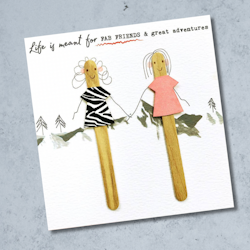 Bexy Boo Greeting Card - "FABULOUS FRIENDS"