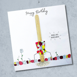 Bexy Boo Greeting Card - "Happy Birthday - Feeling Fabulous"