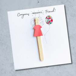Bexy Boo Greeting Card - "Gorgeous WONDERFUL friend"