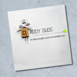 Bexy Boo Greeting Card - "DADDY DUDE"