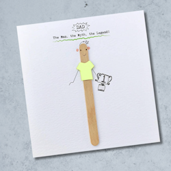 Bexy Boo Greeting Card - "DAD - the Man, the Myth, the Legend"