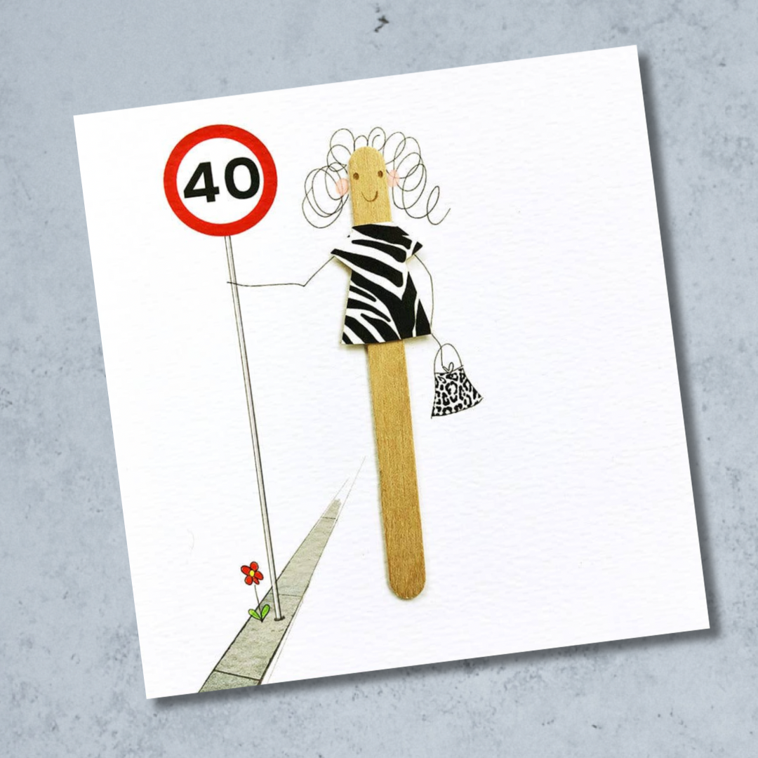 Bexy Boo Greeting Card - Age 40