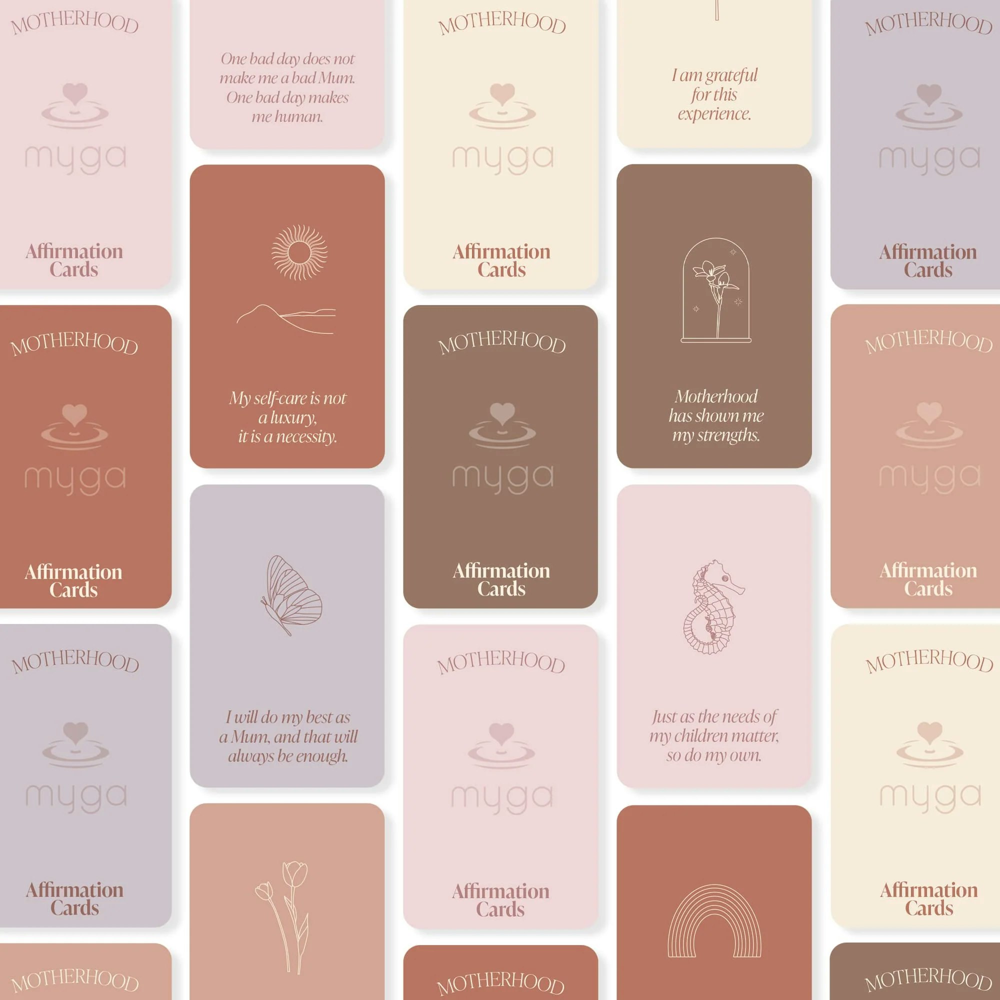 Myga - Motherhood Affirmation Cards