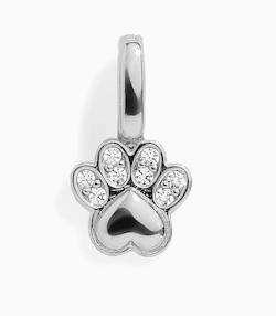 Paw Silver Charm