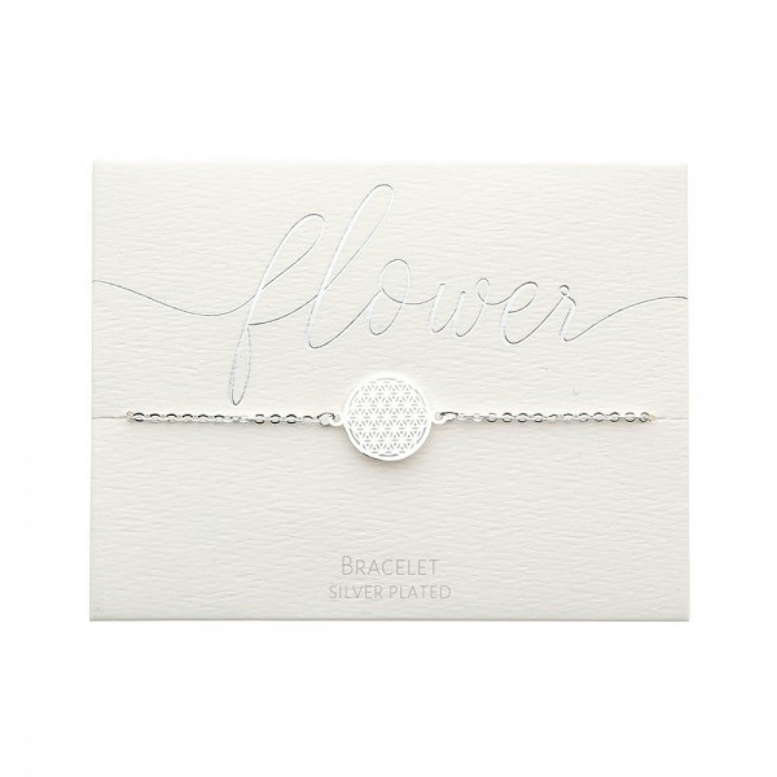 Crystals HCA Jewellery -  Sølvarmbånd "Flower of Life"