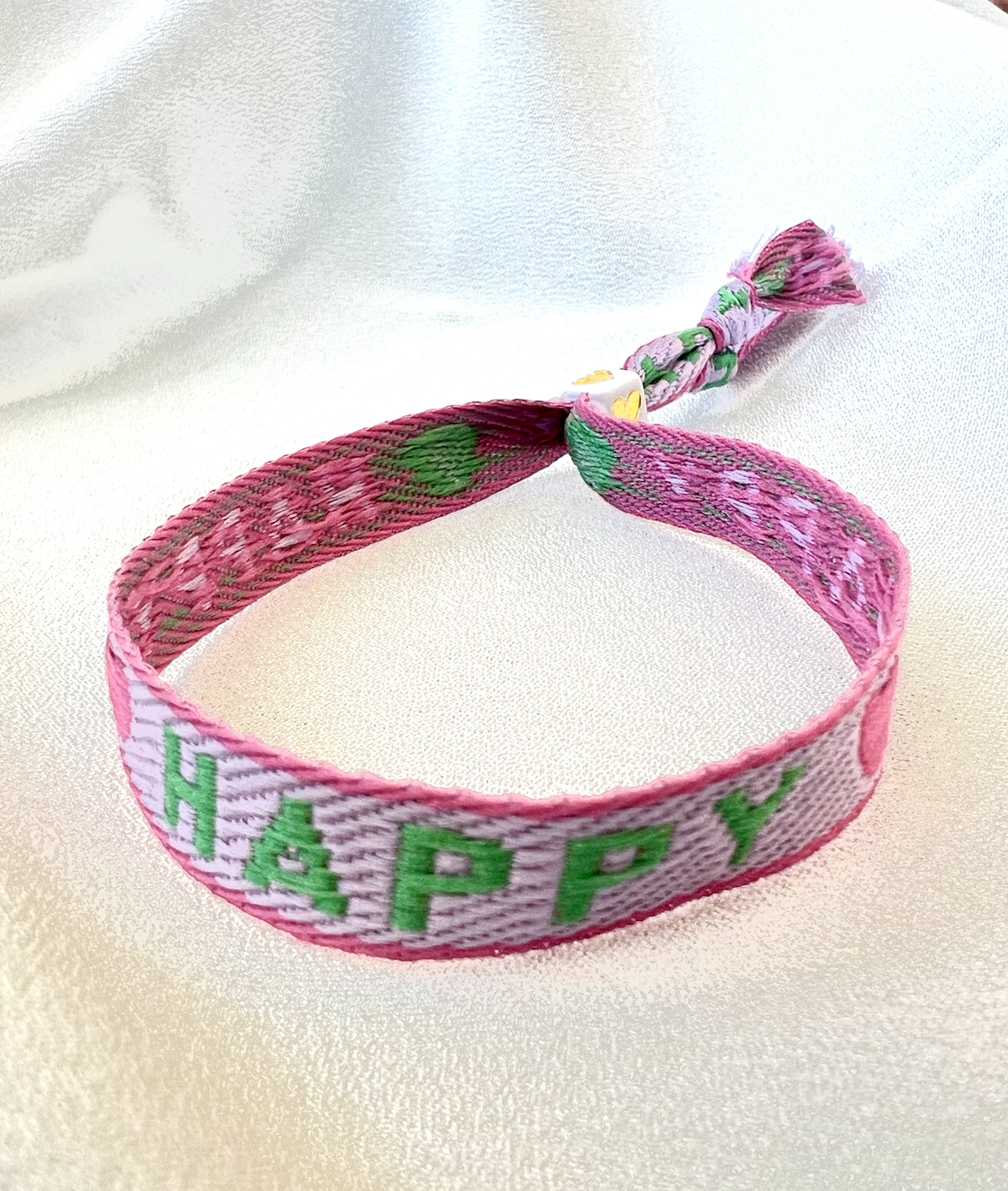 Ribbon Bracelet - HAPPY