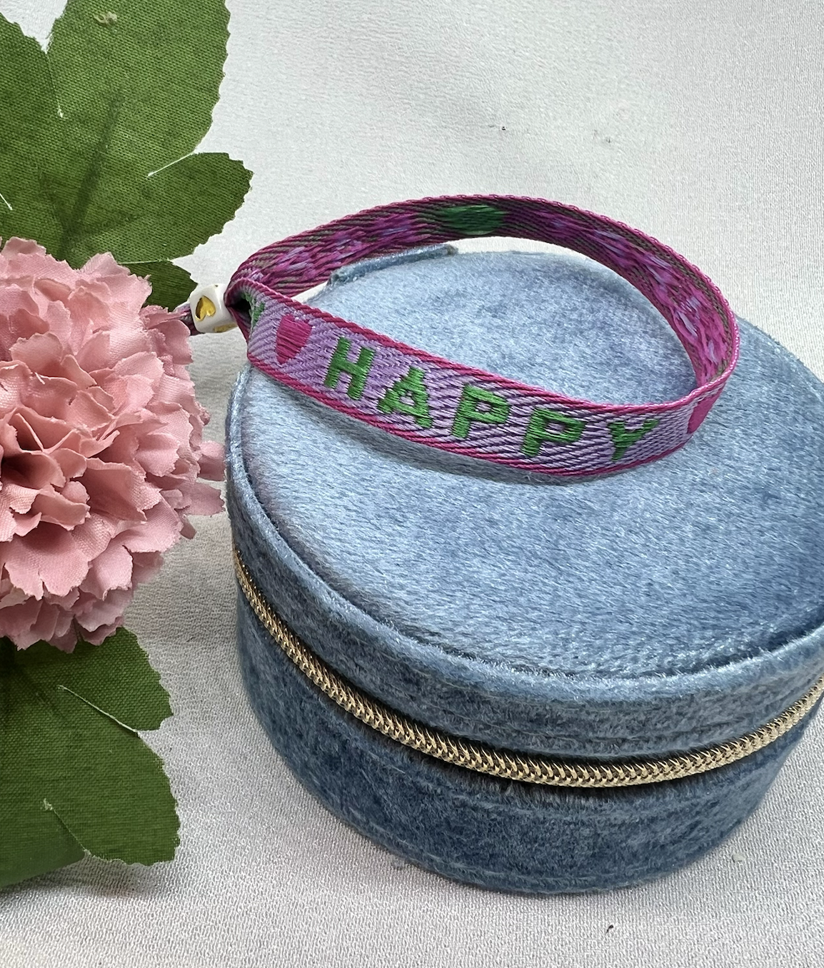 Ribbon Bracelet - HAPPY