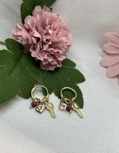 Sansira Jewellery - Gold Hoops