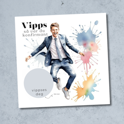 Vipps Konfirmasjonskort  - Dress