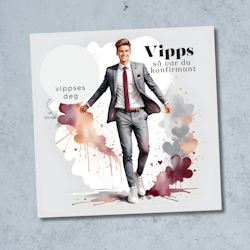 Vipps Konfirmasjonskort  - Dress