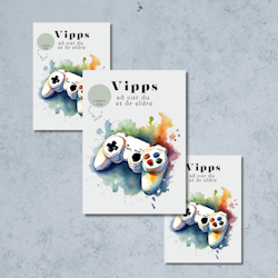 3pk Vipps Skrapekort - Gaming