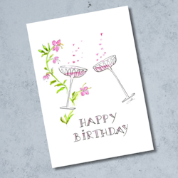 Sølje Bergman Kort - "Happy Birthday"
