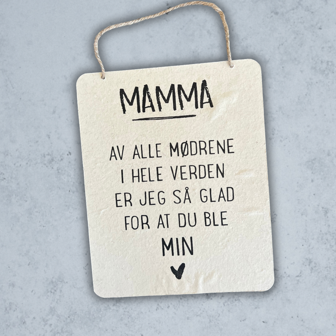 Trend Design Metallskilt - "Mamma"