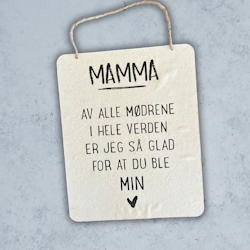 Trend Design Metallskilt - "Mamma"