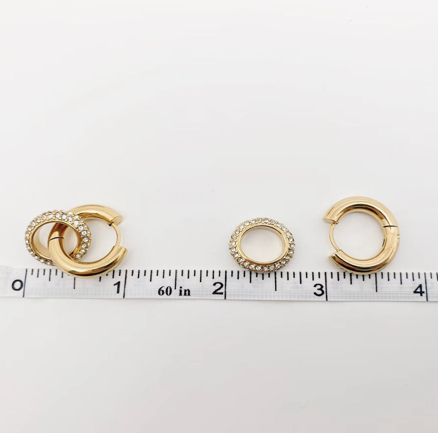 Cubic Zirconia Hoops