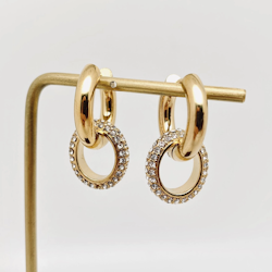 Cubic Zirconia Hoops