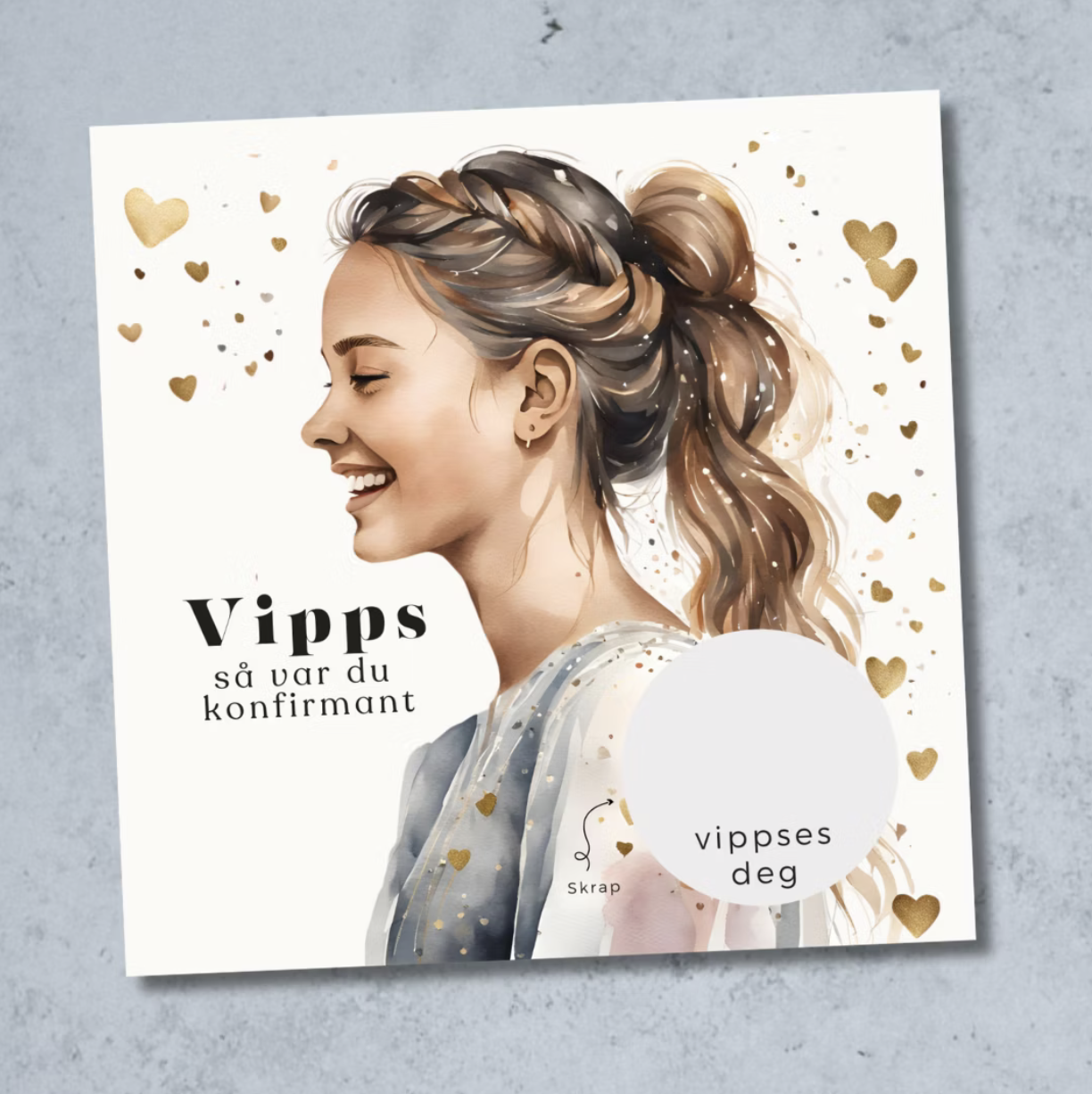 5pk Vipps Konfirmasjonskort