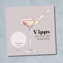 18 års Bursdagskort  - Vipps så var du myndig
