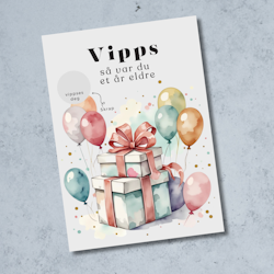 Vipps Bursdagskort - Gaver