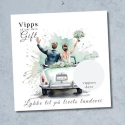 Vipps Bryllupskort