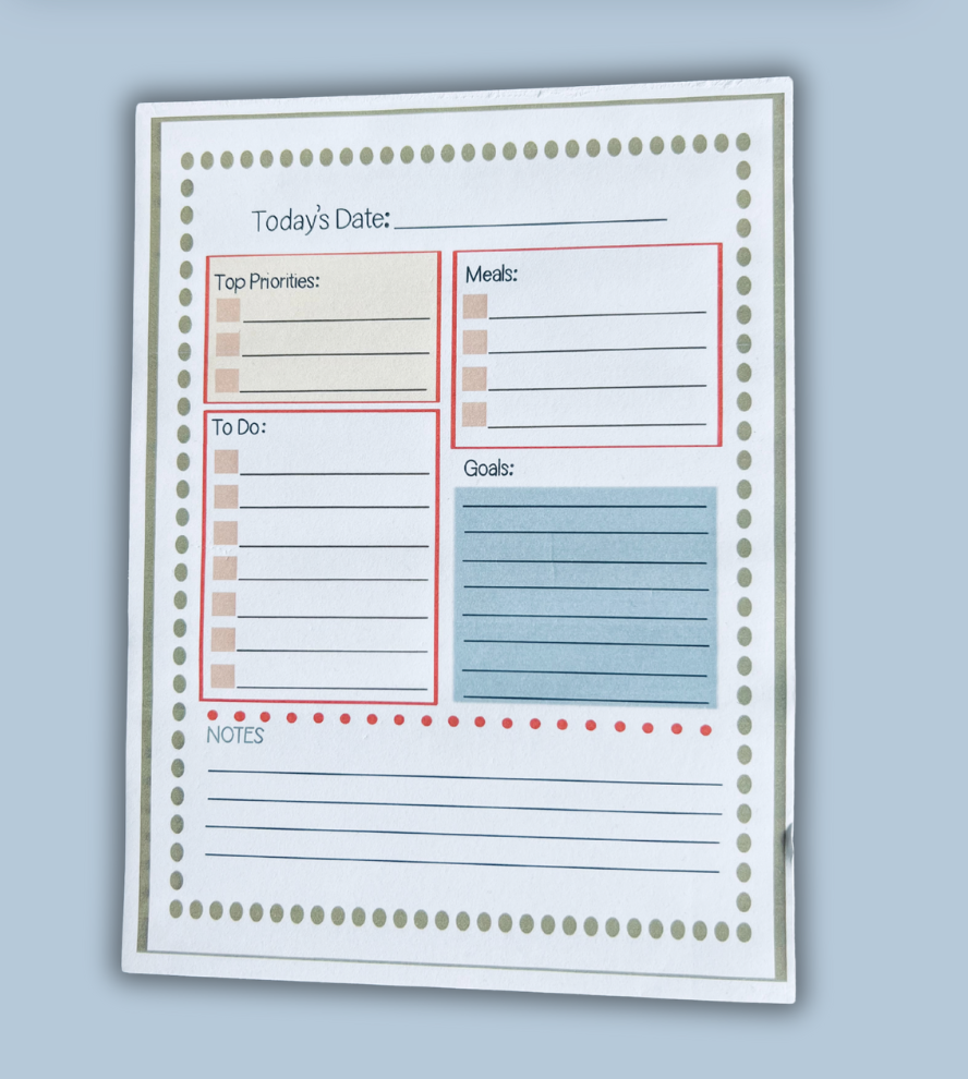 Daise &. Co: Daily Planner Notepad