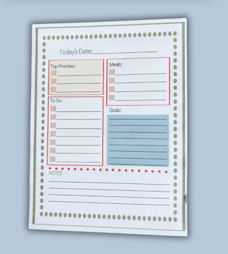 Daise &. Co: Daily Planner Notepad