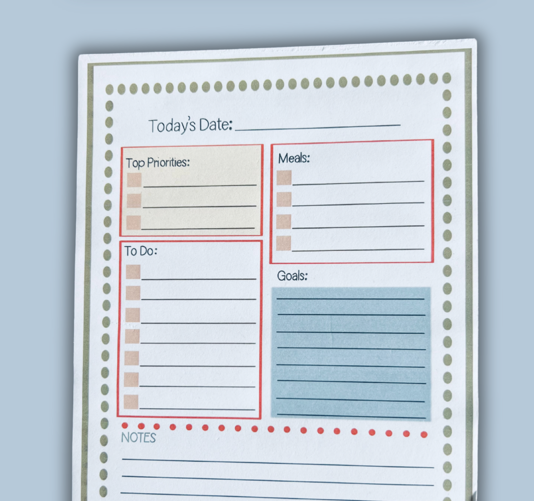 Daise &. Co: Daily Planner Notepad