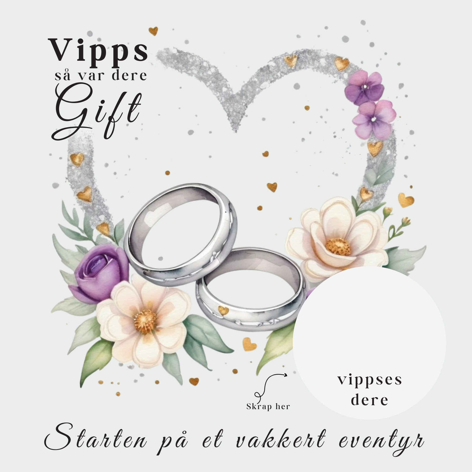 Vipps Bryllupskort