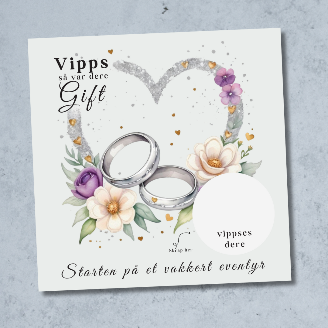 Vipps Bryllupskort
