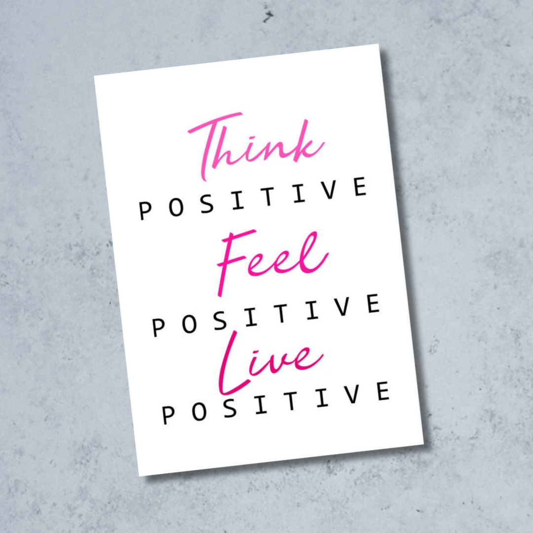 Occasions Inspirasjonskort - Live Positive