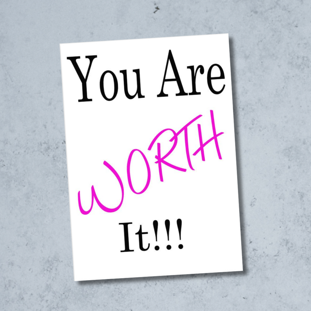 Occasions Inspirasjonskort - You are worth it