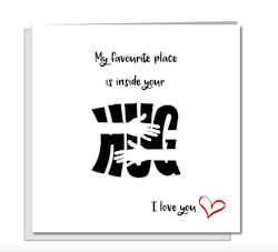 My Favourite Place Card  - by Swizzoo