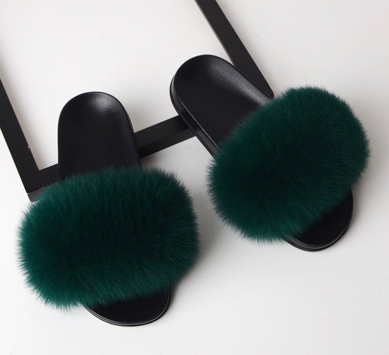 SLIPPERS GREEN