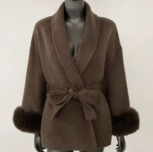 LEA COAT BROWN