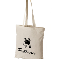 Foxterrier - tygkasse