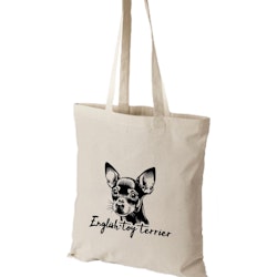 English toy terrier / vector - tygkasse